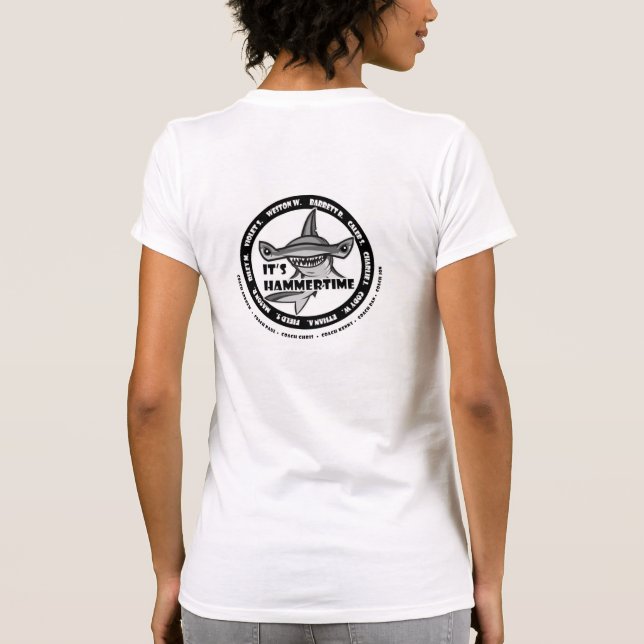 6U South Hammerheads Frühjahr 2022 T-Shirt (Rückseite)