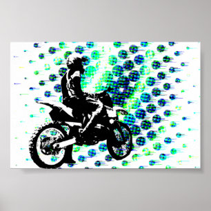 6x4 Ripple Poster (Halbschall)