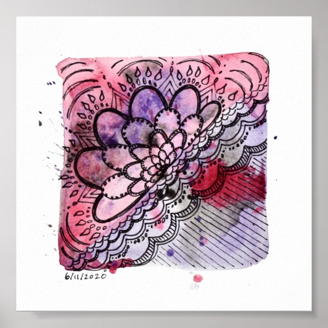 6x6 Druck - 6-11-2020 Poster (Vorne)