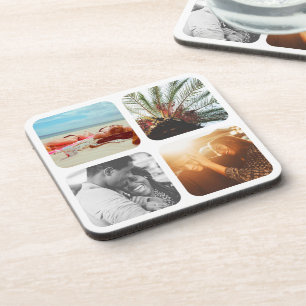 6x Dessous de verre ensemble 4 Modèle photo grill