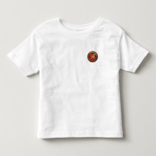 [700] Assyrian Winged Lion - Gold Lamassu Kleinkind T-shirt