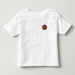 [700] Hokusai - Shoki Riding Shishi Lion Kleinkind T-shirt