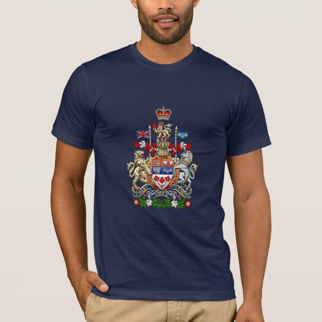 [700] Kanada-Wappen [3D] T-Shirt (Vorderseite)