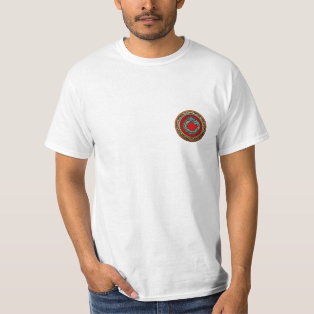 [700] Serpent God Quetzalcoatl [Jade] T-Shirt (Vorderseite)