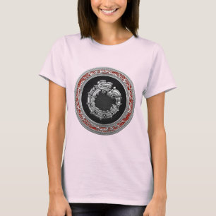 [700] Serpent God Quetzalcoatl [Silver] T-Shirt