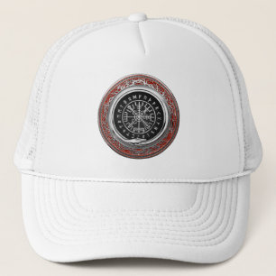 [700] Vegvisir - Viking Silver Magic Runic Compass Truckerkappe