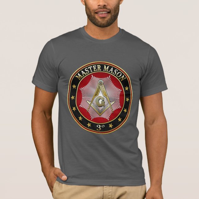 [700] Vorlagenmaurer - 3. Grad-Quadrat u. T-Shirt (Vorderseite)