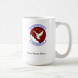705 TRS, Sr ABM-Flügel, kundenspezifischer Text Kaffeetasse