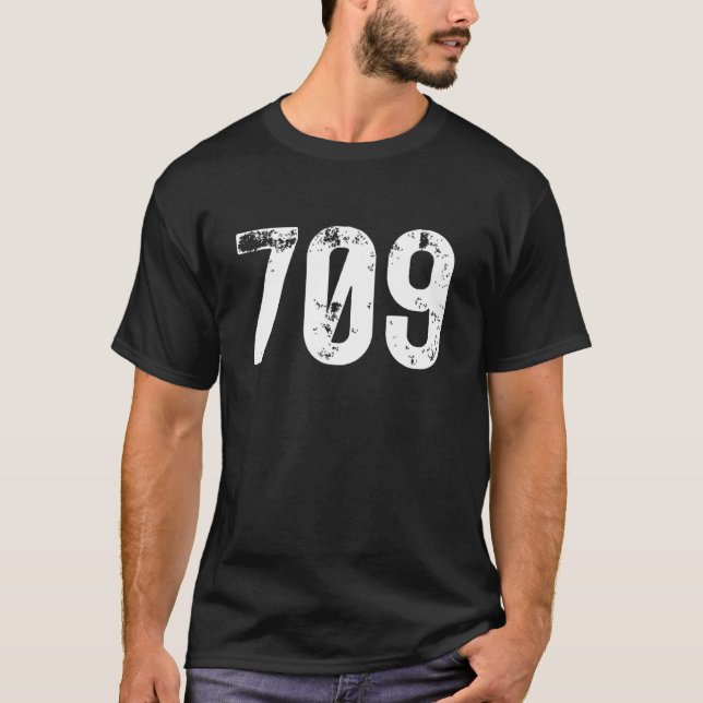 709 Area Code Newfundland Labrador Mobile Area Co. T-Shirt (Vorderseite)