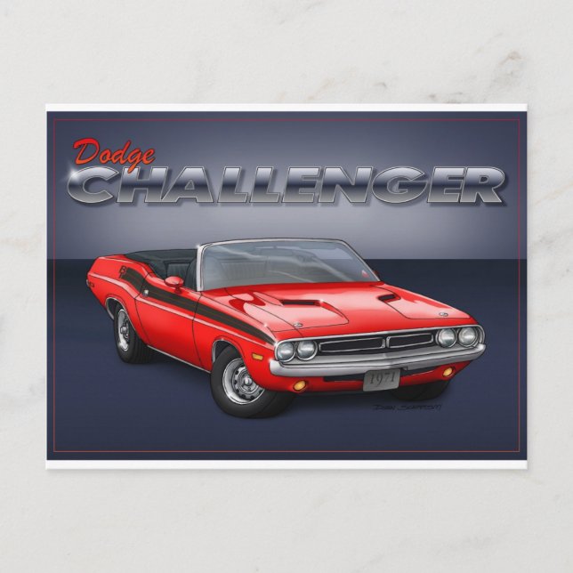70-72 Challenger Postkarte (Vorderseite)