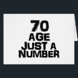 70 Age Just A Number Birthday Designs<br><div class="desc">70 Age Just A Number Birthday Designs</div>