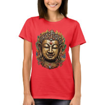70 Bouddha Manjusri - T-shirt Masque Bouddhiste