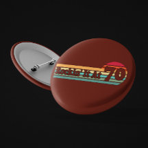 70 et Fière Retro Sunset Badge of Life