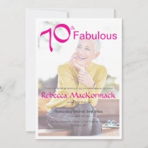 70 & Fabulous | Elegante Siebzigste Geburtstagsfei