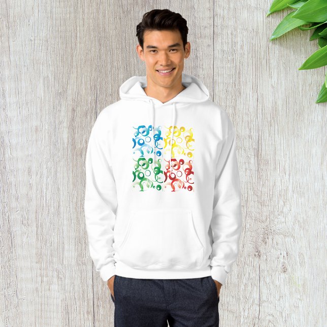 70 Farben und Formen Mens Hoodie (Von Creator hochgeladen)