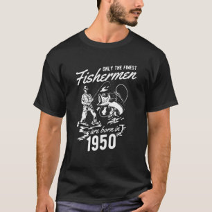 70. Geburtstag 1950 Fischerei T-Shirt