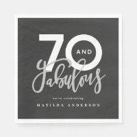 70. Geburtstag, 70 aussehen gut modern