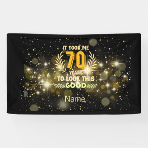 70. Geburtstag brauchte ich 70 Jahre, um so gut au Banner