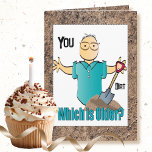 70. Geburtstag Funny Sprichwort Männlicher Cartoon Karte<br><div class="desc">Hörte das Sprichwort "Er ist älter als Dirt"? Diese lustige Karte kann mit seinem Namen und Alter personalisiert werden,  um eine benutzerdefinierte Touch hinzuzufügen!</div>