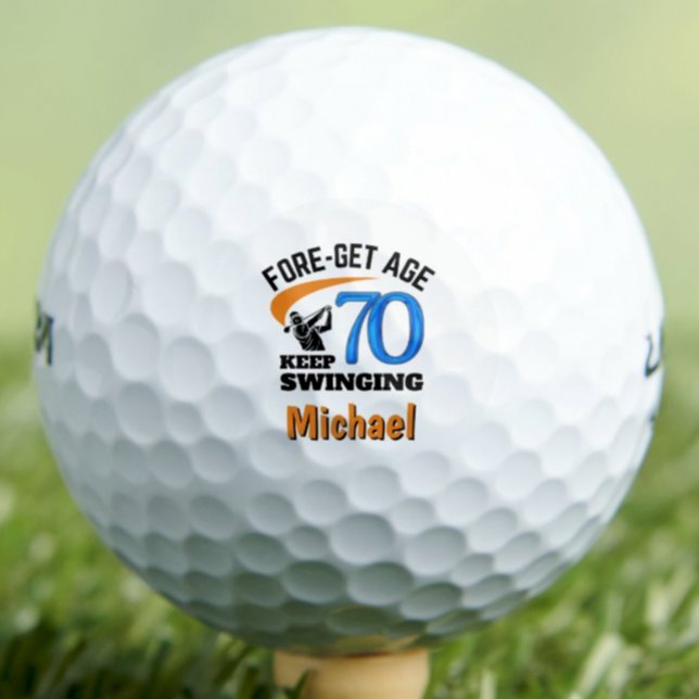 70. Geburtstag für Ehemann - 70 Jahre klassisches  Golfball (Von Creator hochgeladen)