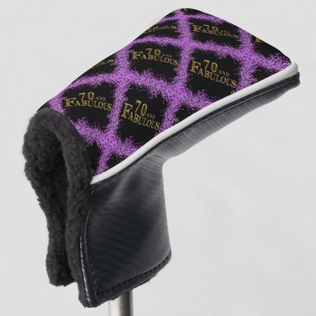 70. Geburtstag Golf Headcover (3/4 Vorderseite)