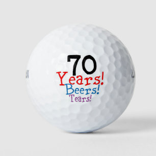 70. Geburtstag Golfball