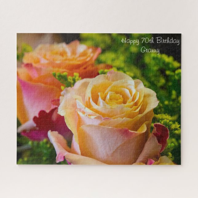 70. Geburtstag Granny. Jigsaw Puzzle (Horizontal)