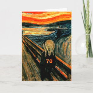 70. Geburtstag Karte