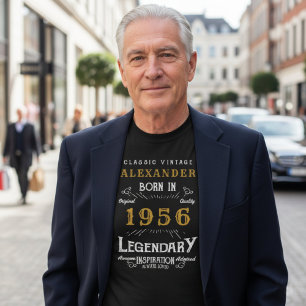 70. Geburtstag Klassik Vintag 1956 Legendäre Schwa T-Shirt