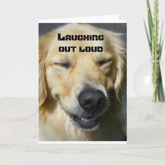 **70. GEBURTSTAG** LACHEN AUS LOUD! Karte (Vorderseite)