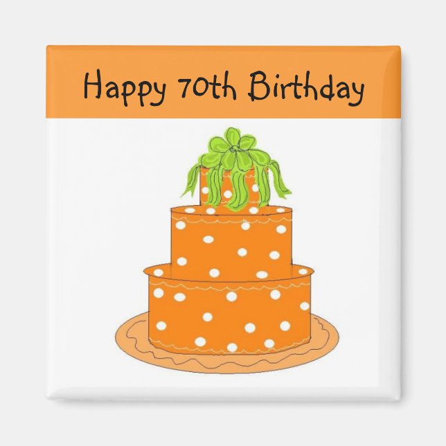 70. Geburtstag Magnet (Vorne)