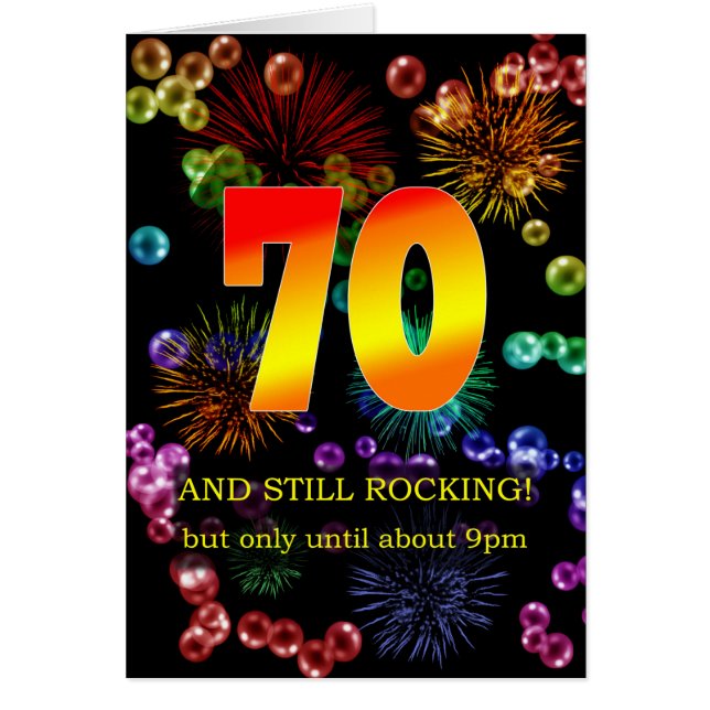 70. Geburtstag noch rocken (Vorne)