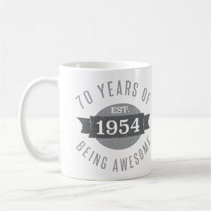 70. Geburtstag Toll 1954 Kaffeetasse