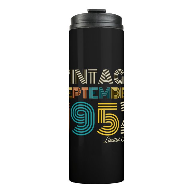 70. Geburtstag Vintag September 1972 Limited Edtn. Thermosbecher (Vorderseite)