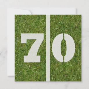 70. Geburtstags-Einladung Einladung