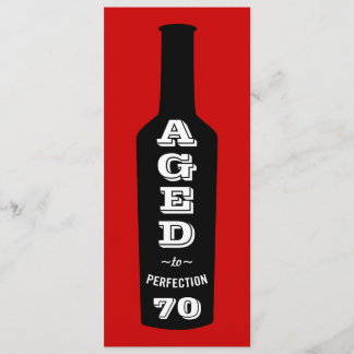 70. Geburtstagsparty Einladung im Alter zur Perfek