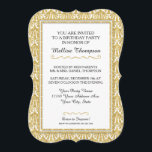 70. Geburtstagsparty Glam Great Gatsby Style Einladung<br><div class="desc">NACHRICHT: Dies ist ein flaches Druckbild, es gibt erhöhte Lagen oder echten Gold-Glitzer. ENTWICKLUNG: Matching 70. Geburtstag Party einladen. Das von Old Hollywood, der Ära der Großen Gatsby und der Hochzeit der Glaswand Inspirierte Set der Party Einladung eignet sich hervorragend für elegante, moderne Feiern. Ein klassisches, wunderschönes Deko-Stil Wiederholung Muschel...</div>