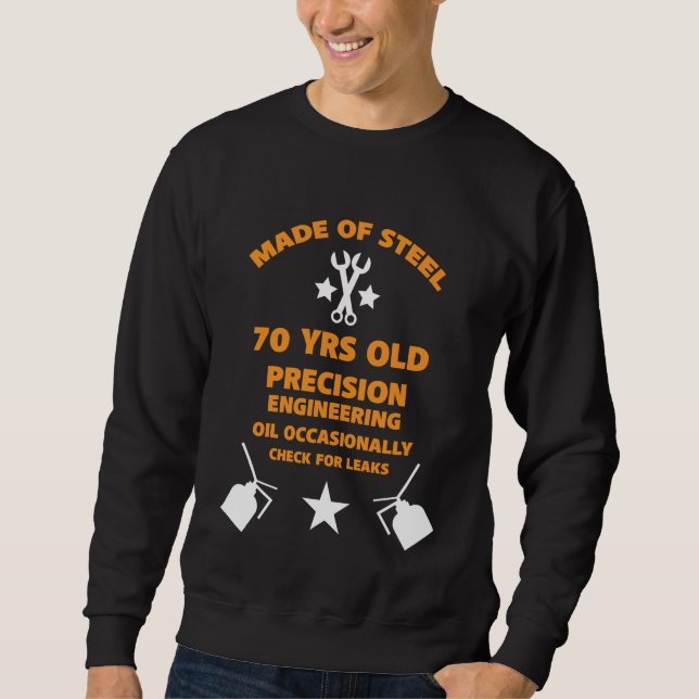 70. Geburtstagsparty Sweatshirt (Vorderseite)