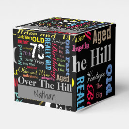70. Happy BIrthday in a Graffiti Style Geschenkschachtel