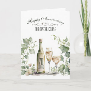 70. Hochzeitsjubiläum Wein und Efeu   Karte