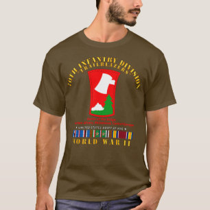 70. Infanterie Division Trailblazers w. WWII EU SV T-Shirt