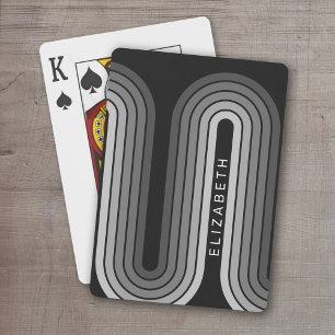 70 Inspirierte Line Art Shades of Gray and Black Spielkarten