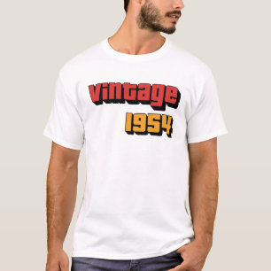 70 Jahre alte Geschenke Männer Frauen Vintag 1954  T-Shirt