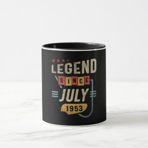 70 Jahre alte Legende seit Juli 1953 70. Geburtsta Tasse
