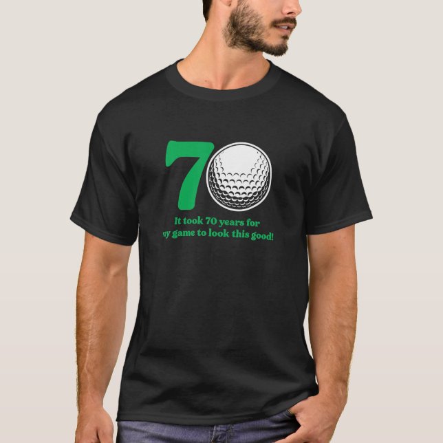 70 Jahre alter Golfer Golfing Golf 1953 70. Geburt T-Shirt (Vorderseite)
