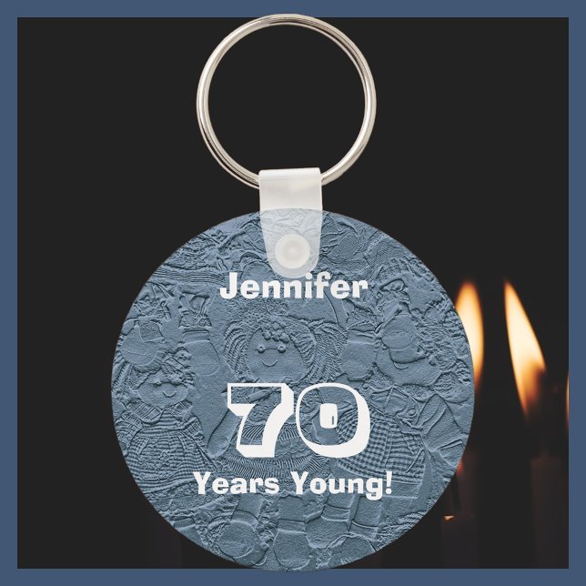 70 Jahre junger Blue Rag Dolls Schlüsselanhänger ( (Von Creator hochgeladen)