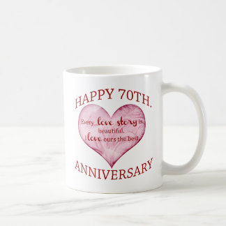 70. Jahrestag Kaffeetasse