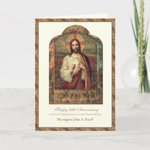 70. Priesterjubiläum Karte