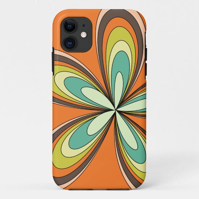 70’s retro spring hippie flower power Case-Mate iPhone hülle (Rückseite)