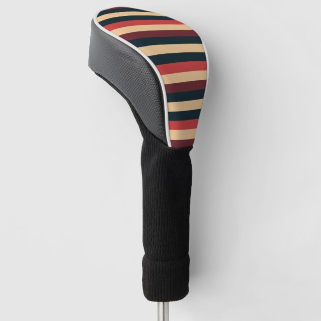 70 Streifen Golf Headcover (angewinkelt)